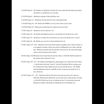 Notes on Dad text messages.pdf